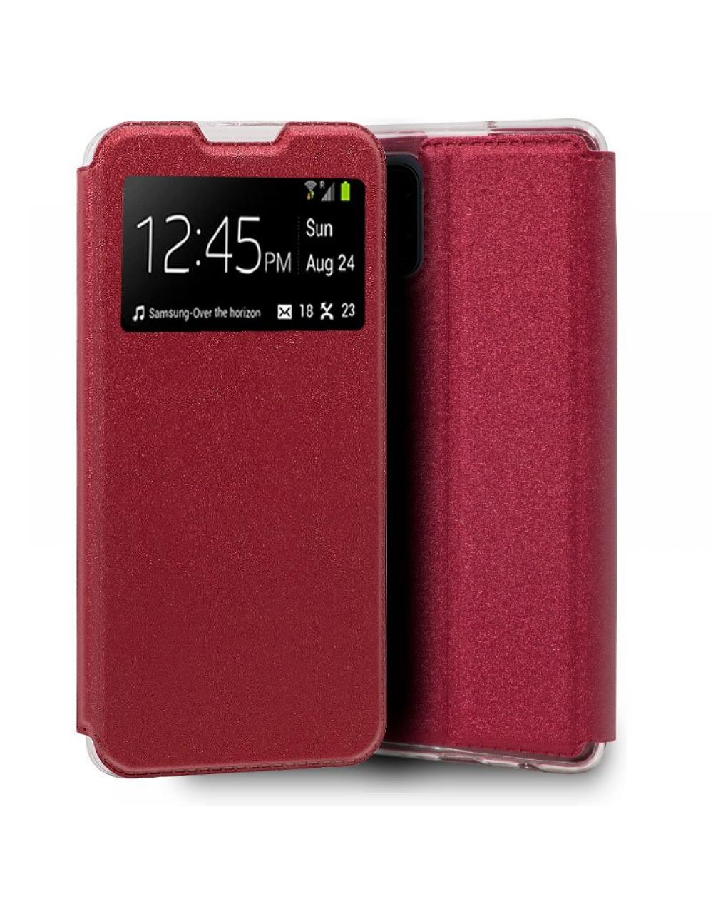 Funda COOL Flip Cover para Xiaomi Mi 10 Lite Liso Rojo - Imagen 1