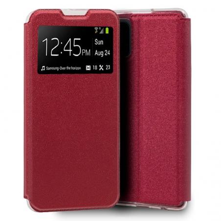 Funda COOL Flip Cover para Xiaomi Mi 10 Lite Liso Rojo - Imagen 1