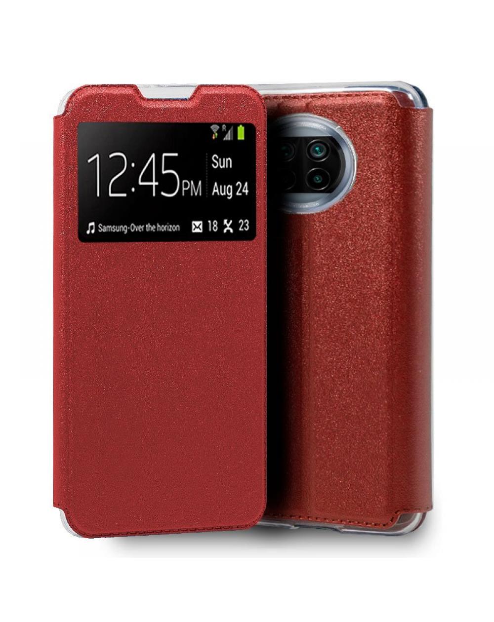 Funda COOL Flip Cover para Xiaomi Mi 10T Lite Liso Rojo - Imagen 1