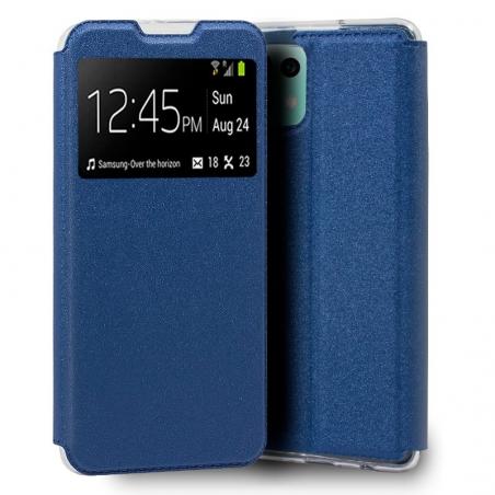 Funda COOL Flip Cover para Xiaomi Mi 11 Lite / Mi 11 Lite 5G Liso Azul - Imagen 1