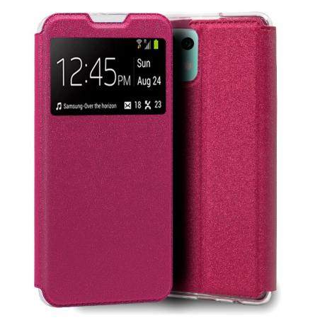 Funda COOL Flip Cover para Xiaomi Mi 11 Lite / Mi 11 Lite 5G Liso Rosa - Imagen 1