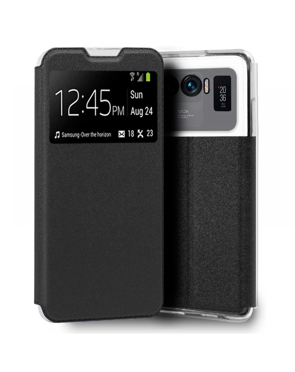 Funda COOL Flip Cover para Xiaomi Mi 11 Ultra Liso Negro - Imagen 1