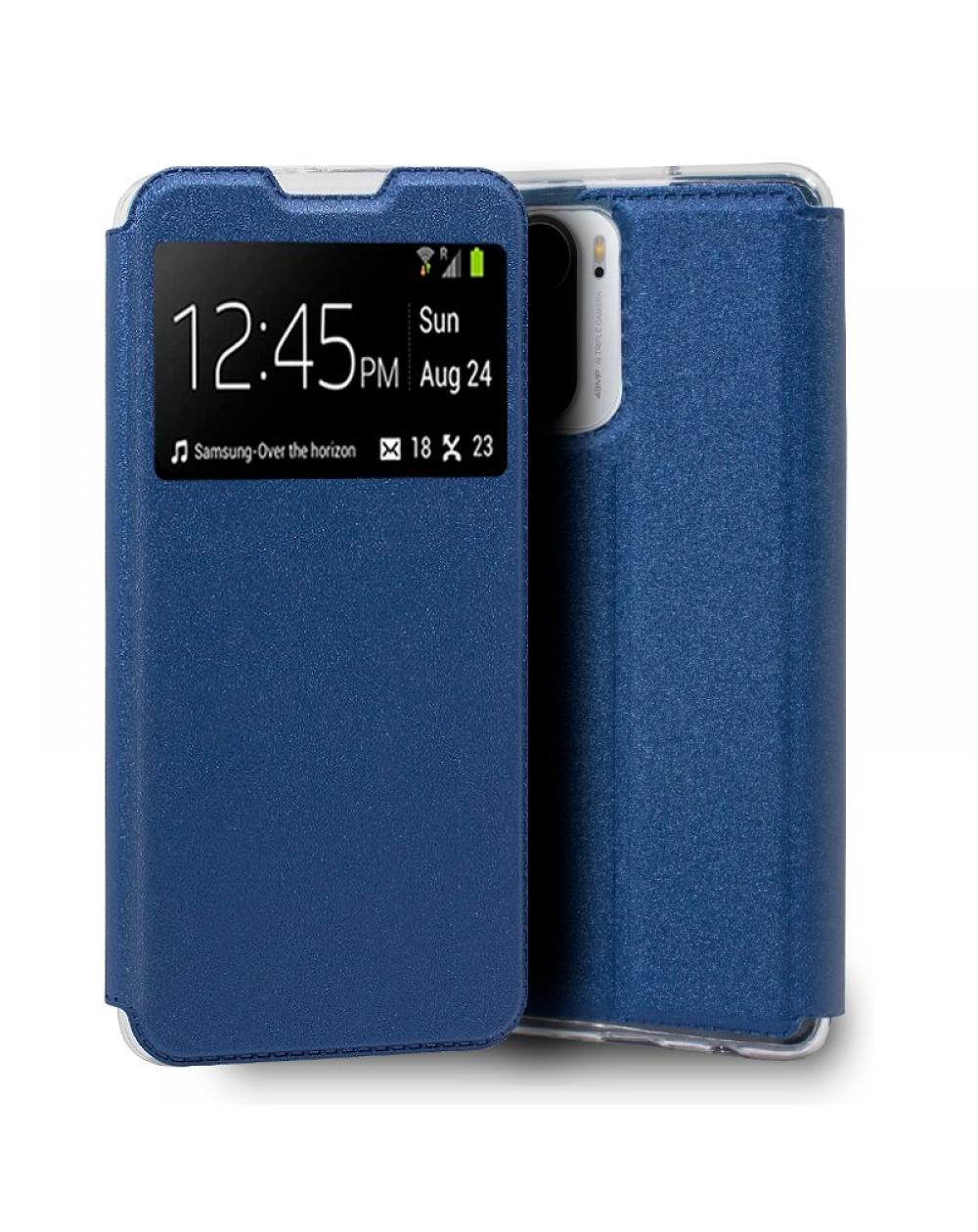 Funda COOL Flip Cover para Xiaomi Mi 11i / Pocophone F3 Liso Azul - Imagen 1