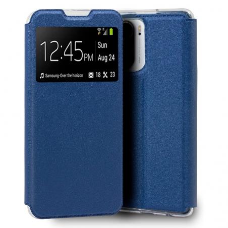 Funda COOL Flip Cover para Xiaomi Mi 11i / Pocophone F3 Liso Azul - Imagen 1