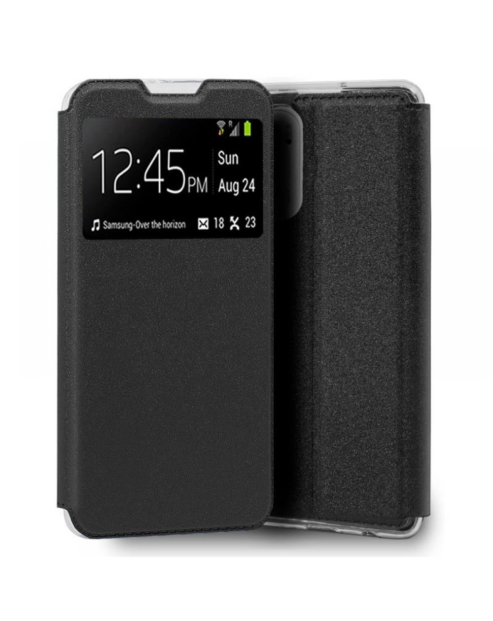 Funda COOL Flip Cover para Xiaomi Mi 11i / Pocophone F3 Liso Negro - Imagen 1