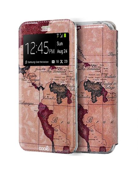 Funda COOL Flip Cover para Xiaomi Mi 9 Dibujos Mapa - Imagen 1