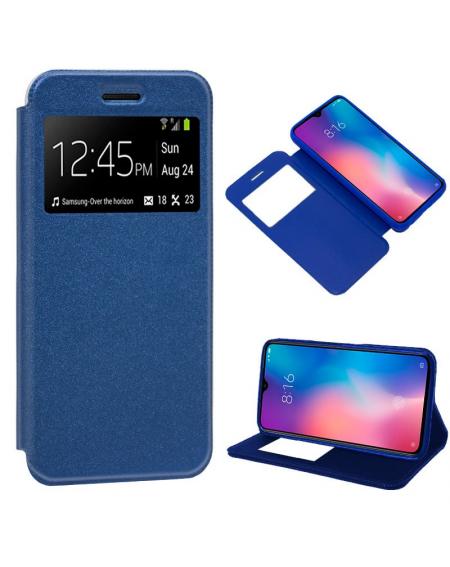 Funda COOL Flip Cover para Xiaomi Mi 9 Liso Azul - Imagen 1