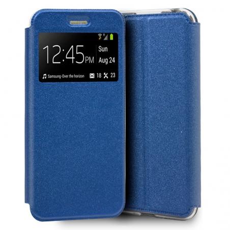 Funda COOL Flip Cover para Xiaomi Mi 9 Lite Liso Azul - Imagen 1