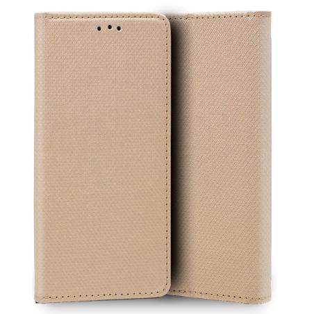 Funda COOL Flip Cover para Xiaomi Mi 9 Lite Liso Beige - Imagen 1