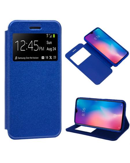 Funda COOL Flip Cover para Xiaomi Mi 9 SE Liso Azul - Imagen 1