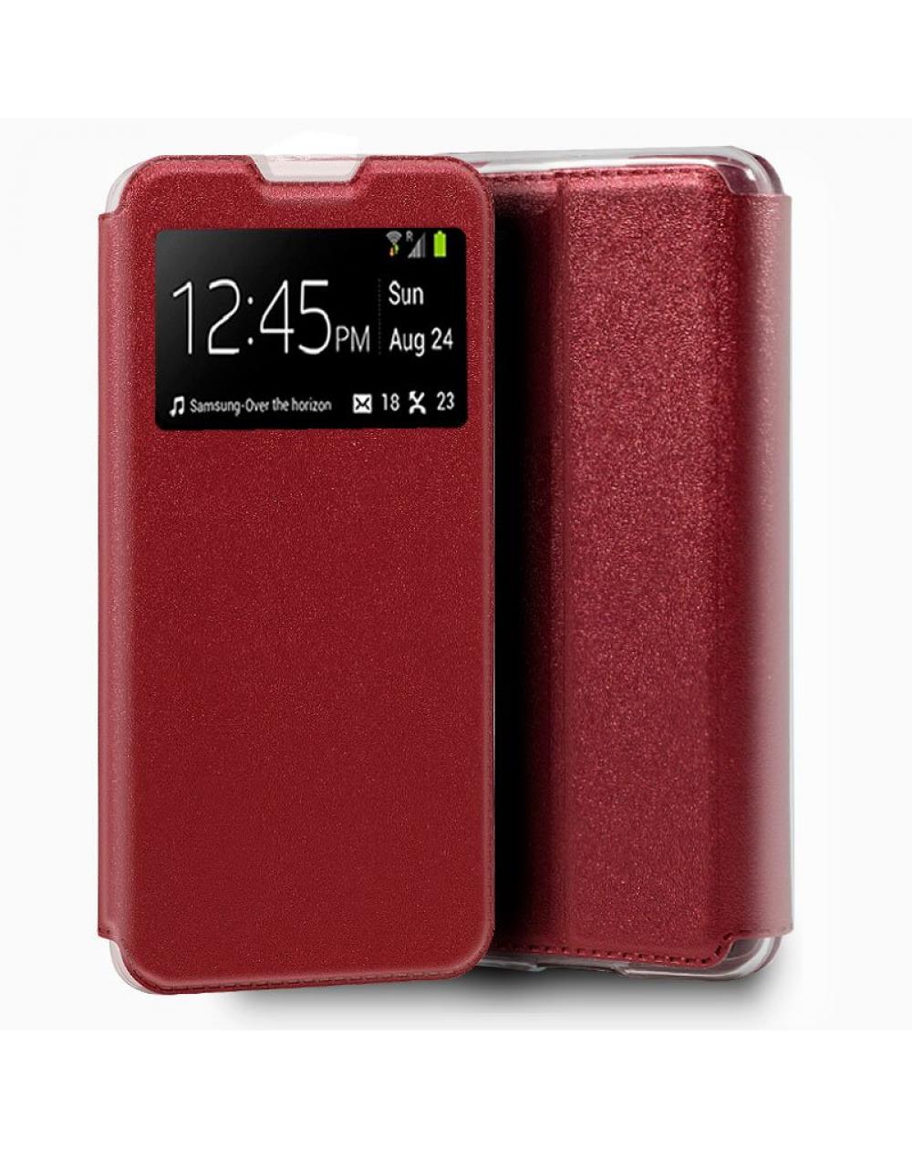 Funda COOL Flip Cover para Xiaomi Mi Note 10 Lite Liso Rojo - Imagen 1