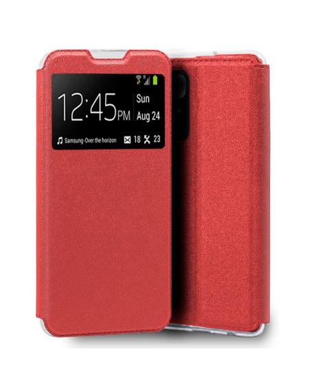 Funda COOL Flip Cover para Xiaomi Poco M4 Pro 5G / Redmi Note 11S 5G Liso Rojo - Imagen 1