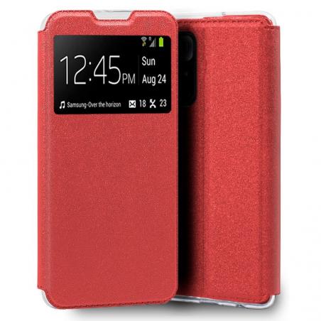 Funda COOL Flip Cover para Xiaomi Poco M4 Pro 5G / Redmi Note 11S 5G Liso Rojo - Imagen 1