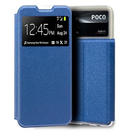 Funda COOL Flip Cover para Xiaomi Poco X4 Pro 5G Liso Azul - Imagen 1