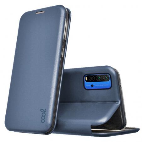 Funda COOL Flip Cover para Xiaomi Pocophone M3 / Redmi 9T Elegance Azul - Imagen 1