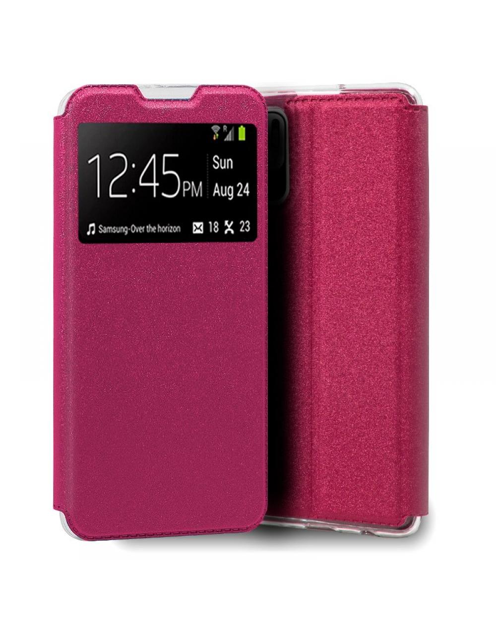 Funda COOL Flip Cover para Xiaomi Redmi Note 10 5G / Pocophone M3 Pro 5G Liso Rosa - Imagen 1