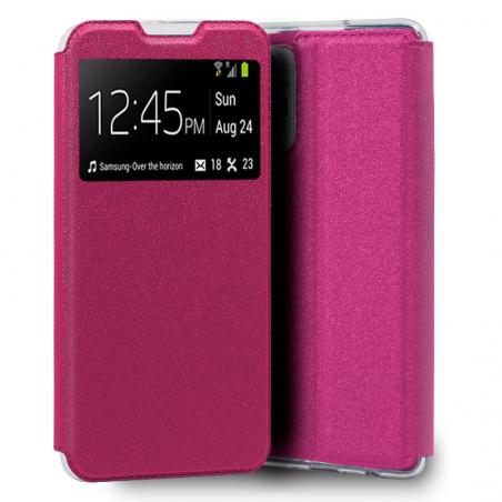 Funda COOL Flip Cover para Xiaomi Redmi Note 10 Pro Liso Rosa - Imagen 1