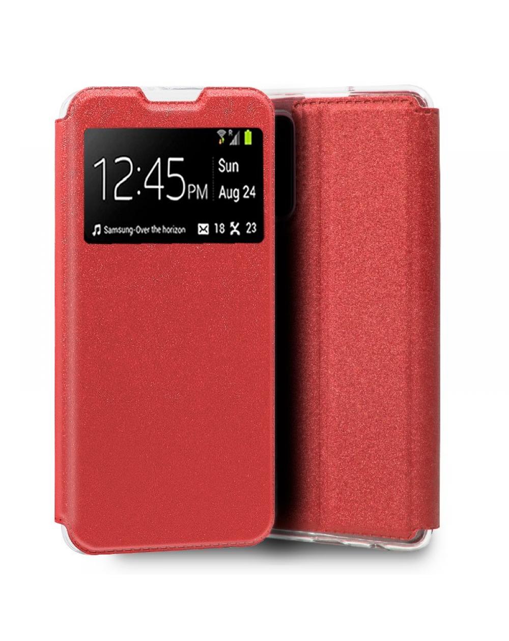 Funda COOL Flip Cover para Xiaomi Redmi Note 11 / Note 11S Liso Rojo - Imagen 1