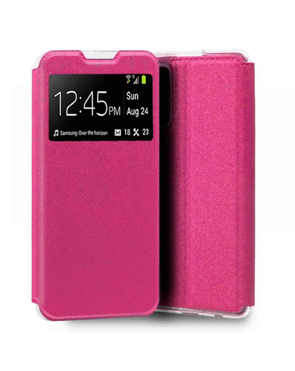 Funda COOL Flip Cover para Xiaomi Redmi Note 11 / Note 11S Liso Rosa - Imagen 1