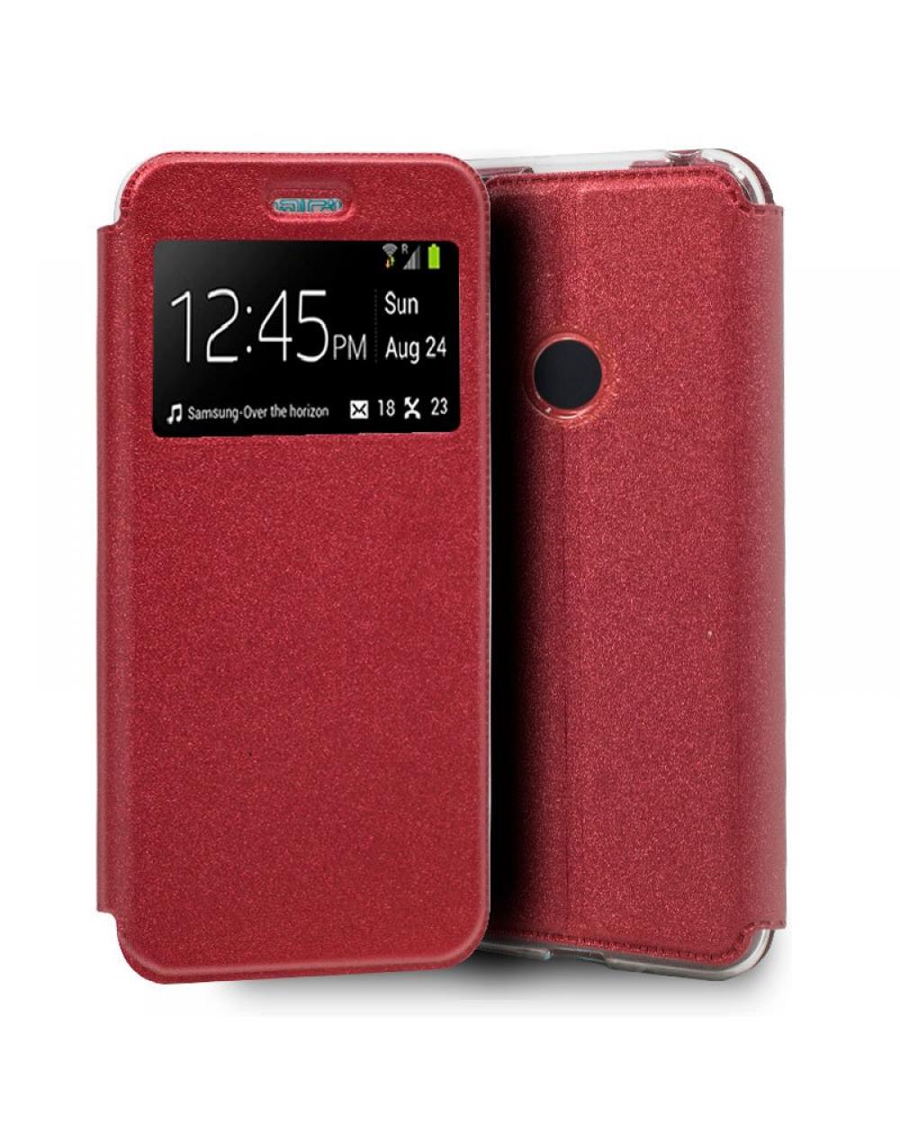 Funda COOL Flip Cover para Xiaomi Redmi Note 8 / Note 8 (2021) Liso Rojo - Imagen 1