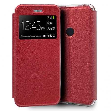 Funda COOL Flip Cover para Xiaomi Redmi Note 8 / Note 8 (2021) Liso Rojo - Imagen 1