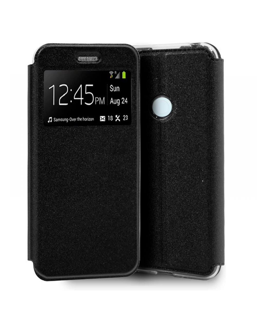 Funda COOL Flip Cover para Xiaomi Redmi Note 8T Liso Negro - Imagen 1