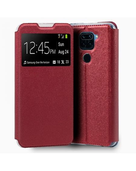 Funda COOL Flip Cover para Xiaomi Redmi Note 9 Liso Rojo - Imagen 1