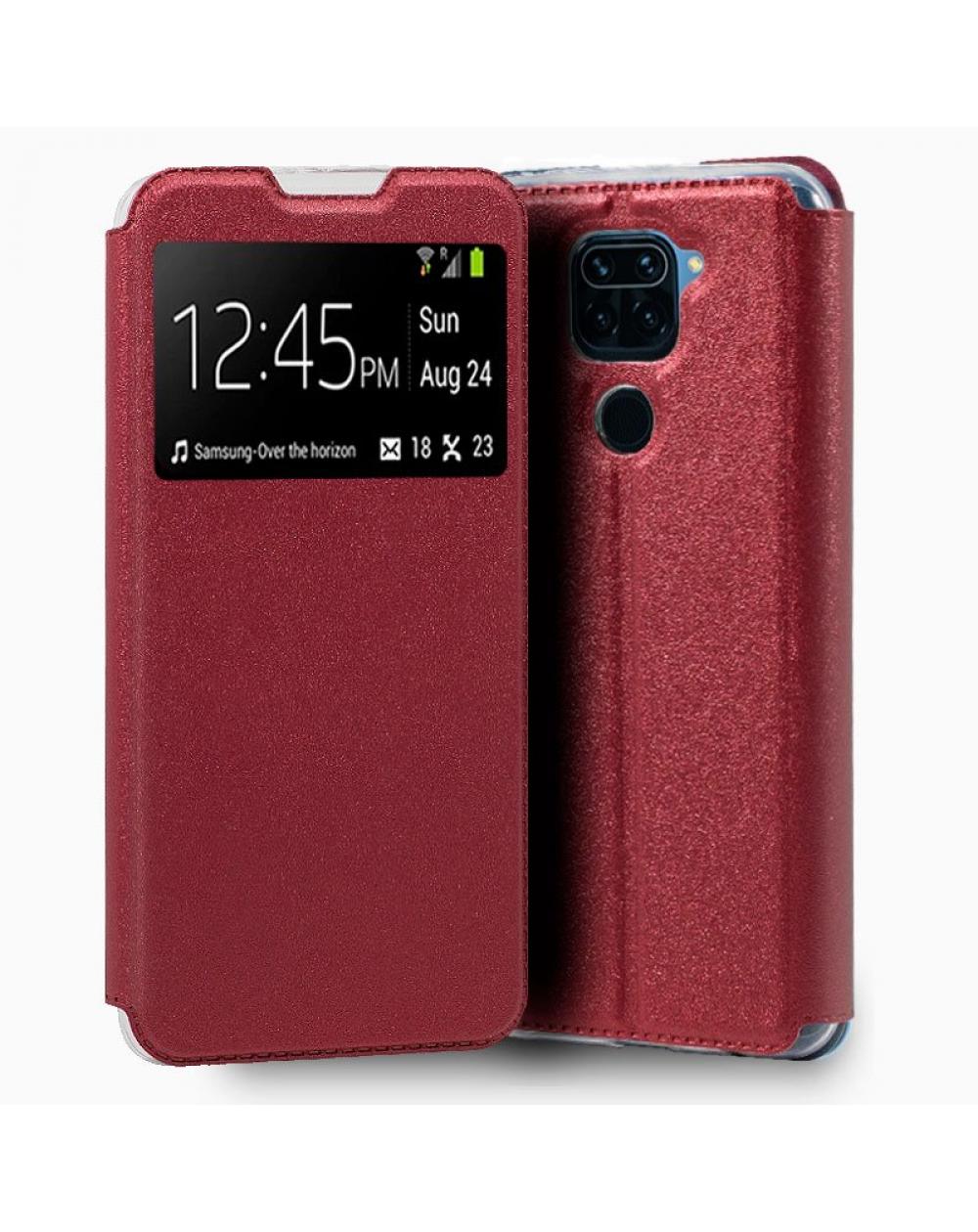 Funda COOL Flip Cover para Xiaomi Redmi Note 9 Liso Rojo - Imagen 1