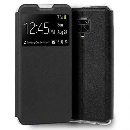 Funda COOL Flip Cover para Xiaomi Redmi Note 9S / Note 9 Pro Liso Negro - Imagen 1