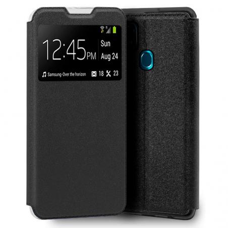 Funda COOL Flip Cover para ZTE Blade 10 Smart Liso Negro - Imagen 1