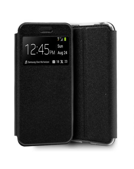 Funda COOL Flip Cover para ZTE Blade A31 Lite / A3 (2019) Liso Negro - Imagen 1