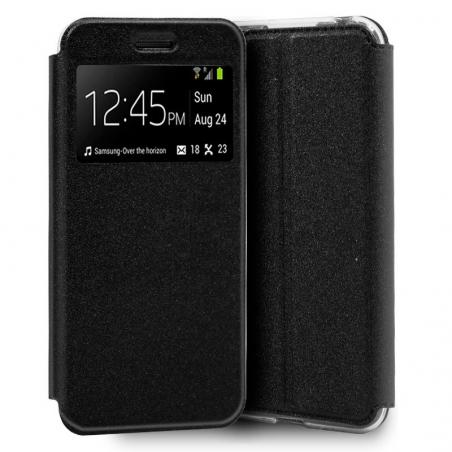 Funda COOL Flip Cover para ZTE Blade A31 Lite / A3 (2019) Liso Negro - Imagen 1