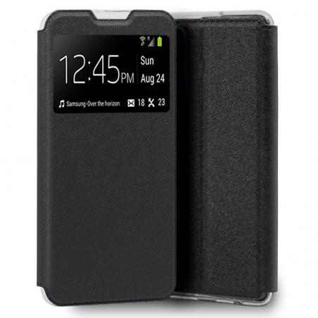 Funda COOL Flip Cover para ZTE Blade A71 Liso Negro - Imagen 1