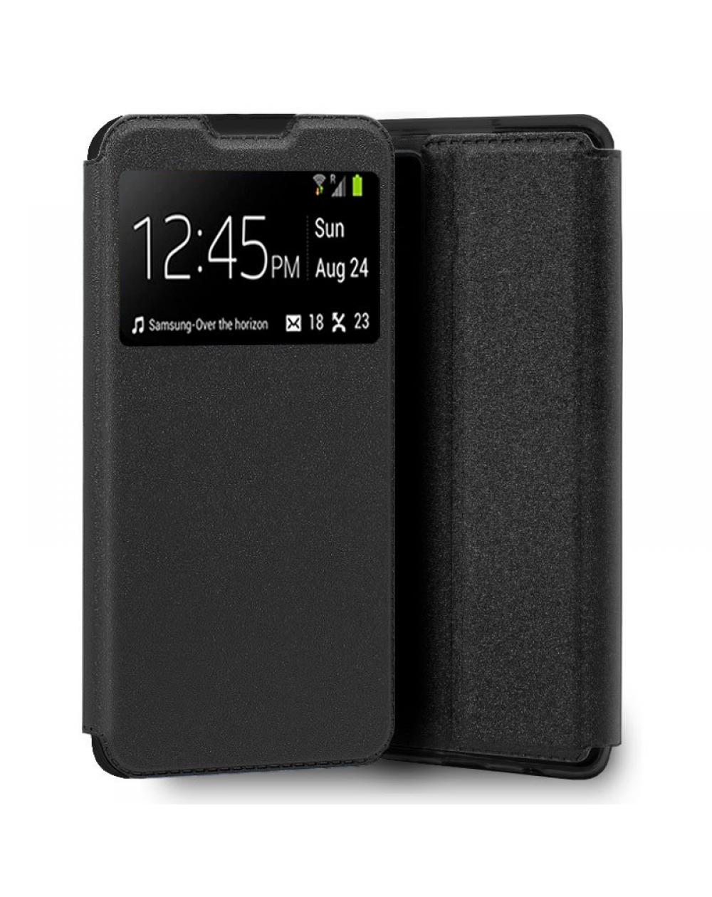 Funda COOL Flip Cover para ZTE Blade V30 Vita Liso Negro - Imagen 1