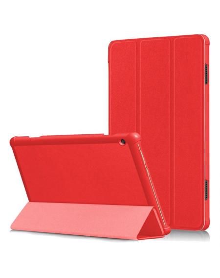 Funda COOL para Huawei Matepad T10s Polipiel Liso Rojo 10.1 pulg - Imagen 1