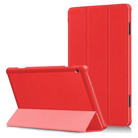 Funda COOL para Huawei Matepad T10s Polipiel Liso Rojo 10.1 pulg - Imagen 1