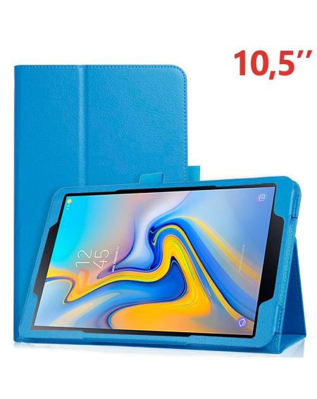 Funda COOL para Samsung Galaxy Tab A (2018) T590 / T595 Polipiel Liso Azul 10.5 pulg - Imagen 1