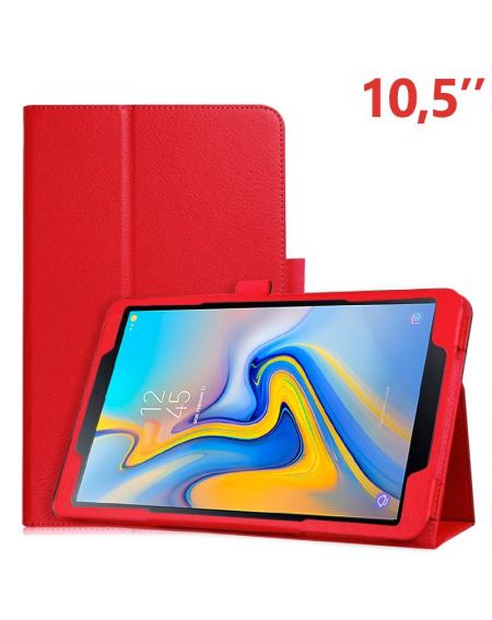 Funda COOL para Samsung Galaxy Tab A (2018) T590 / T595 Polipiel Liso Rojo 10.5 pulg - Imagen 1