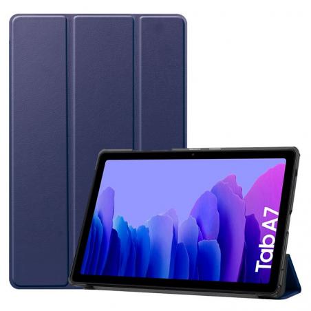 Funda COOL Para Samsung Galaxy Tab A7 T500 / T505 Polipiel Liso Azul 10.4 Pulg - Imagen 1