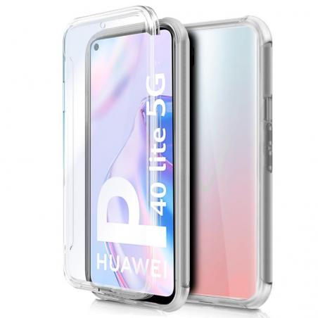 Funda COOL Silicona 3D para Huawei P40 Lite 5G (Transparente Frontal + Trasera) - Imagen 1