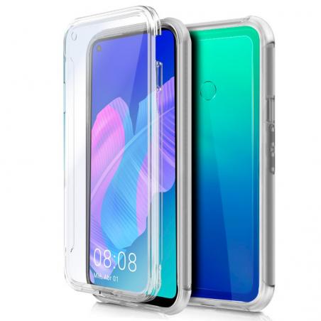 Funda COOL Silicona 3D para Huawei P40 Lite E (Transparente Frontal + Trasera) - Imagen 1