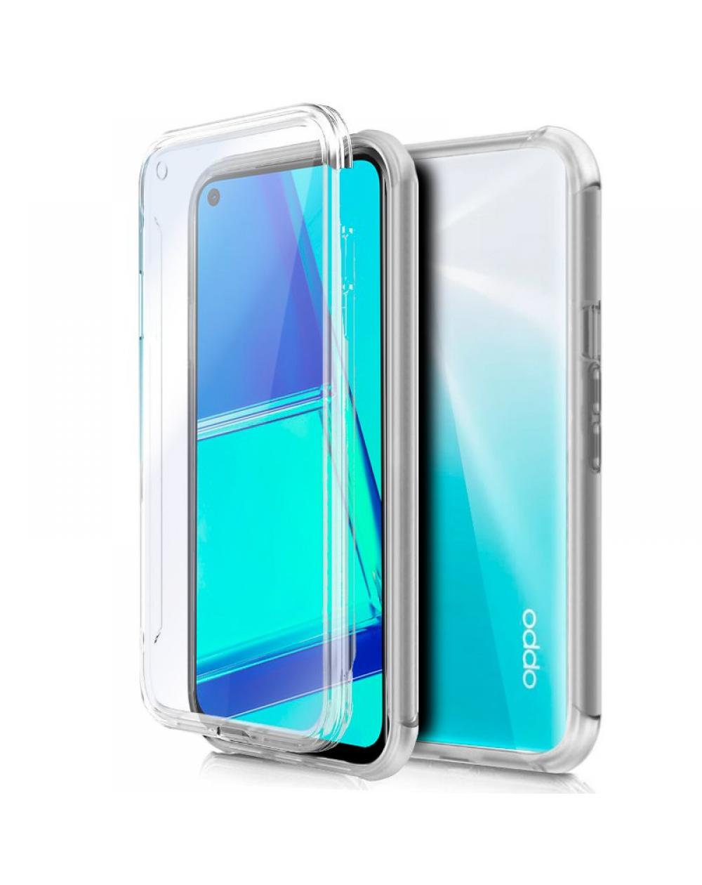 Funda COOL Silicona 3D para Oppo A52 / A72 / A92 (Transparente Frontal + Trasera) - Imagen 1