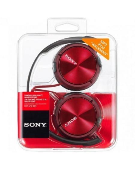 Auriculares Sony MDRZX310APR/ con Micrófono/ Jack 3.5/ Rojos - Imagen 4