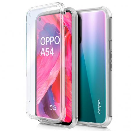 Funda COOL Silicona 3D para Oppo A54 5G / A74 5G (Transparente Frontal + Trasera) - Imagen 1