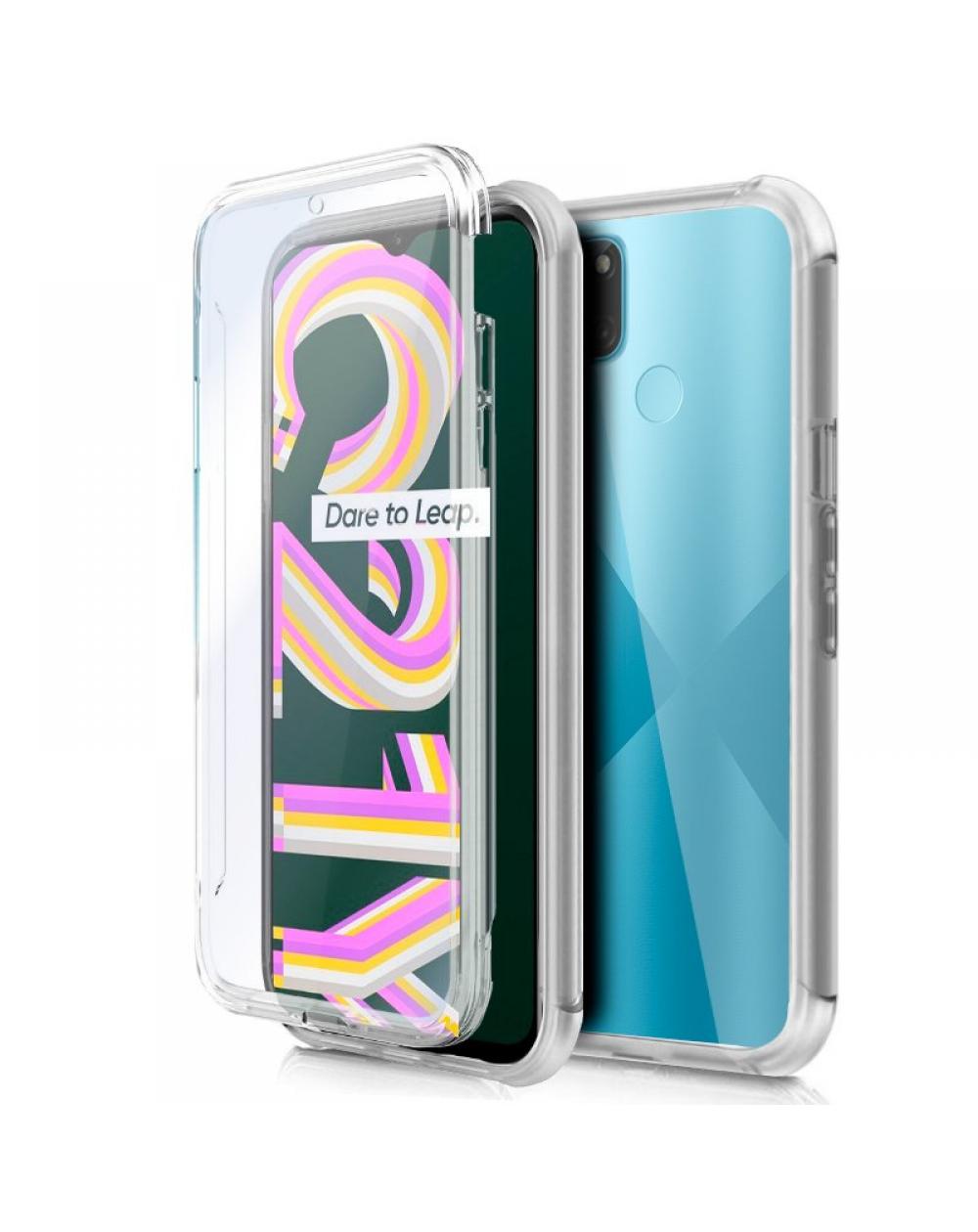 Funda COOL Silicona 3D para Realme C21Y / C25Y (Transparente Frontal + Trasera) - Imagen 1