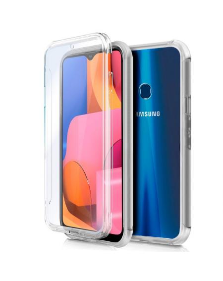 Funda COOL Silicona 3D para Samsung A207 Galaxy A20s (Transparente Frontal + Trasera) - Imagen 1