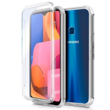 Funda COOL Silicona 3D para Samsung A207 Galaxy A20s (Transparente Frontal + Trasera) - Imagen 1