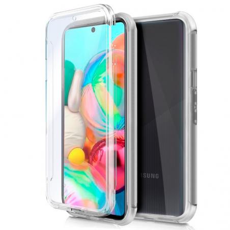 Funda COOL Silicona 3D para Samsung A515 Galaxy A51 (Transparente Frontal + Trasera) - Imagen 1