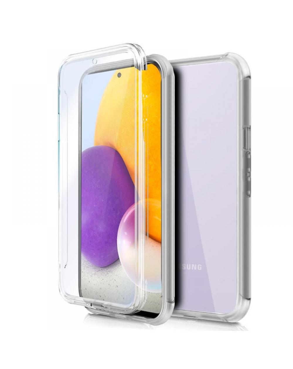 Funda COOL Silicona 3D para Samsung A725 Galaxy A72  (Transparente Frontal + Trasera) - Imagen 1