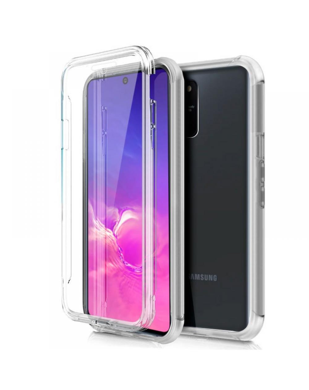 Funda COOL Silicona 3D para Samsung G770 Galaxy S10 Lite (Transparente Frontal + Trasera) - Imagen 1